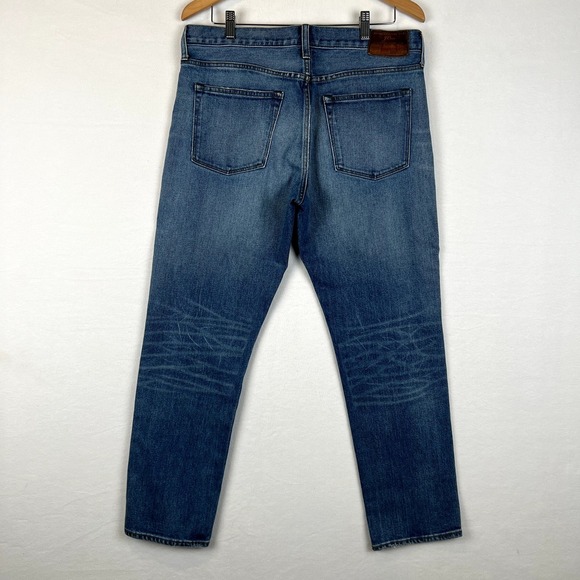 J Crew 770 Jean Men 34x30 Straight Fit Dark Wash Blue Classic Denim‎ J.Crew - Picture 7 of 12